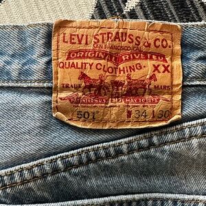 501 Levi's Classic Blue Jeans